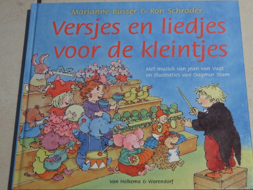 Versjes en Liedjes voor de kleintjes / Marianne Busser, Fictie algemeen, Jongen of Meisje, Ophalen of Verzenden, Zo goed als nieuw