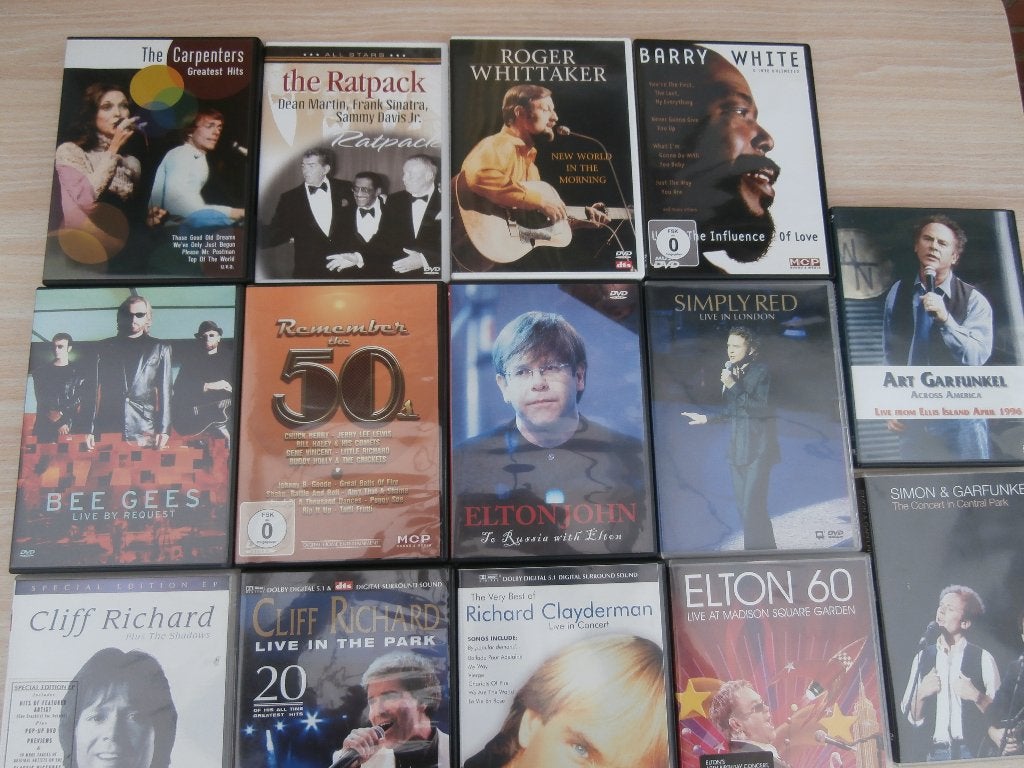 dvd -engelstalige zangers en groepen, Alle leeftijden, Ophalen of Verzenden, Gebruikt