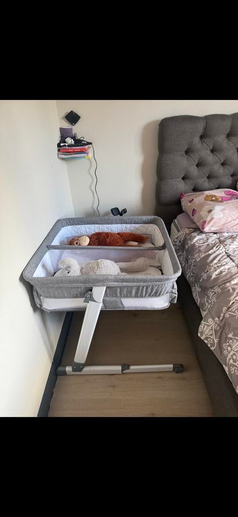 Tweeling co-sleeper met matrassen en hoeslakens, Kinderen en Baby's, Ophalen, Gebruikt, Wieg