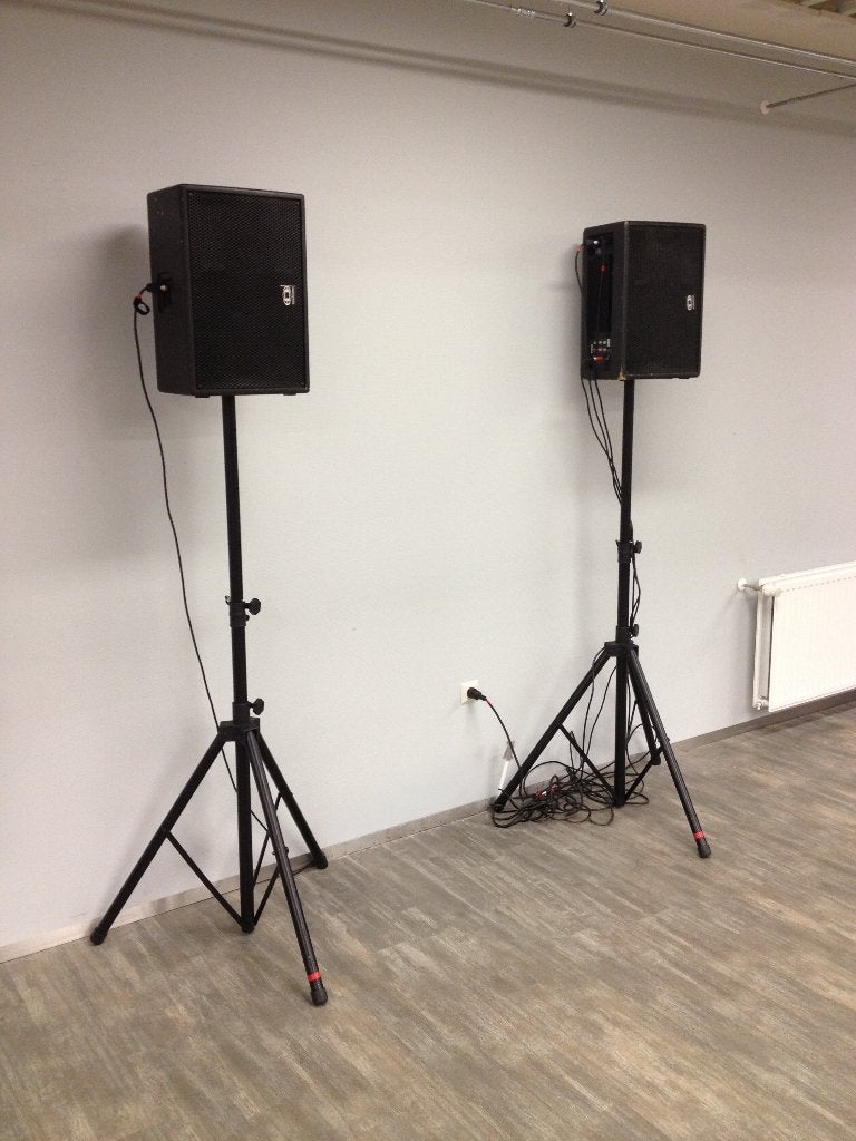Dynacord AM12 setje (1x actief + 1x passief), Gebruikt, Speakerset, AUX-ingang, Ophalen
