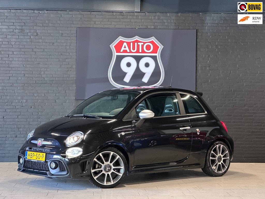 Abarth 595 1.4 T-Jet Abarth Turismo LEDER / CLIMA / NAVI, Auto's, Abarth, Bedrijf, Te koop, ABS, Achteruitrijcamera, Airconditioning