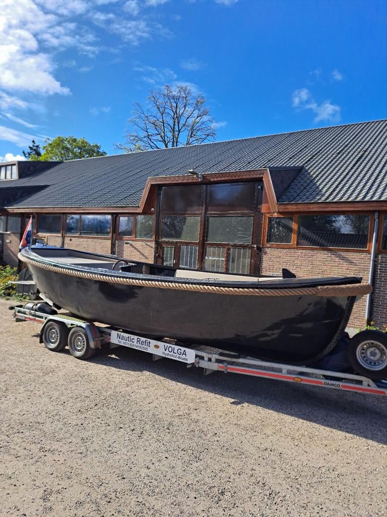 Prachtige Gerestaureerde  Reddingssloep 8 meter staal Vetus, Watersport en Boten, Ophalen, Gebruikt, Binnenboordmotor, Viertaktmotor