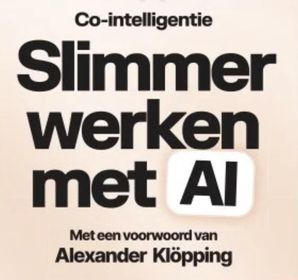 Slimmer werken met AI - Co-intelligentie (2025 editie), Boeken, Informatica en Computer, Ophalen of Verzenden, Nieuw, Overige onderwerpen