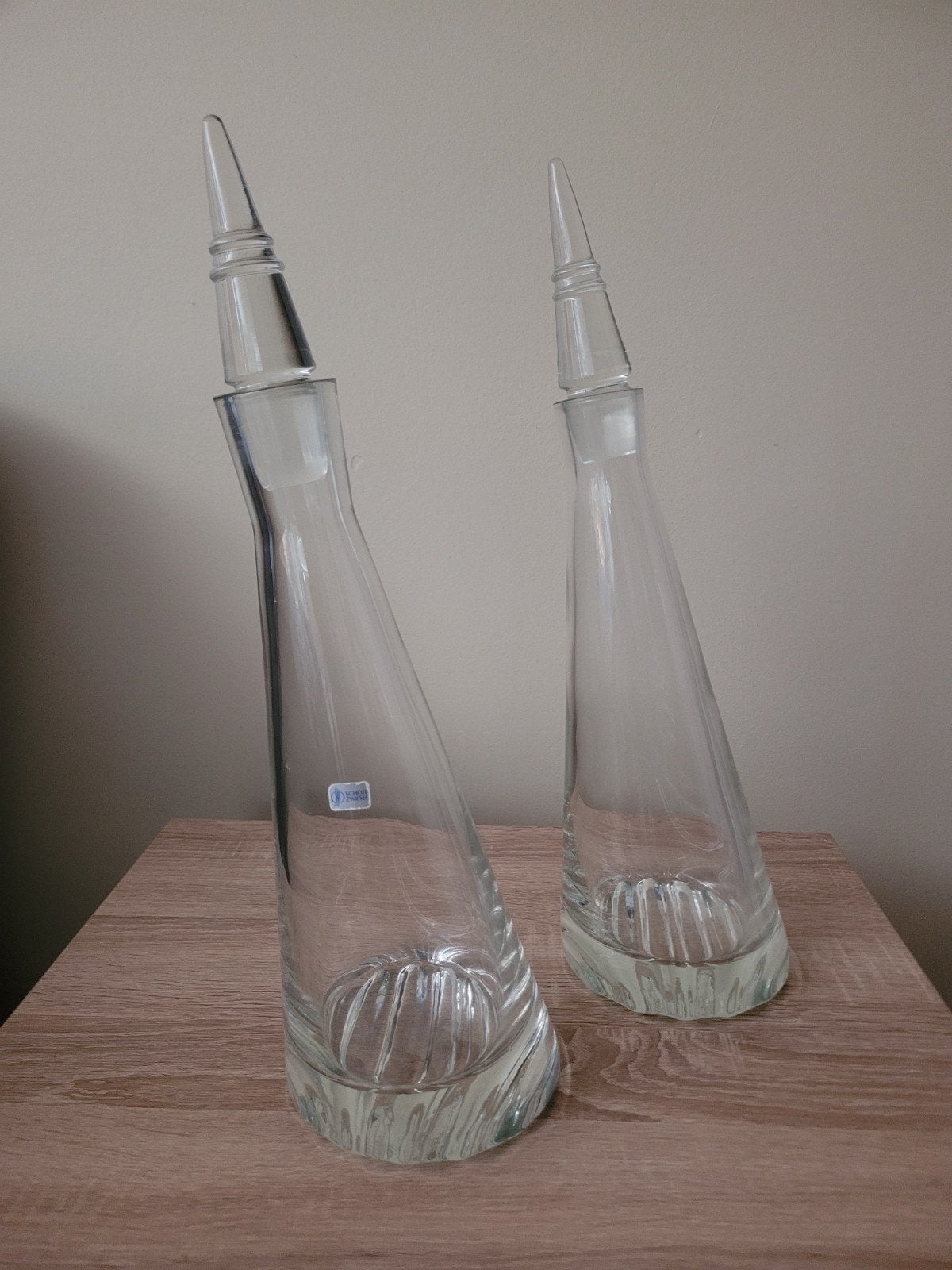 Aparte "Schott Zwiesel" karaffenset, Antiek en Kunst, Antiek | Glas en Kristal, Ophalen of Verzenden
