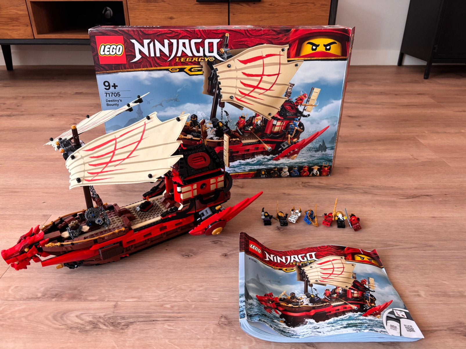Lego Ninjago Destiny’s Bounty 71705, Kinderen en Baby's, Speelgoed | Duplo en Lego, Ophalen of Verzenden, Zo goed als nieuw