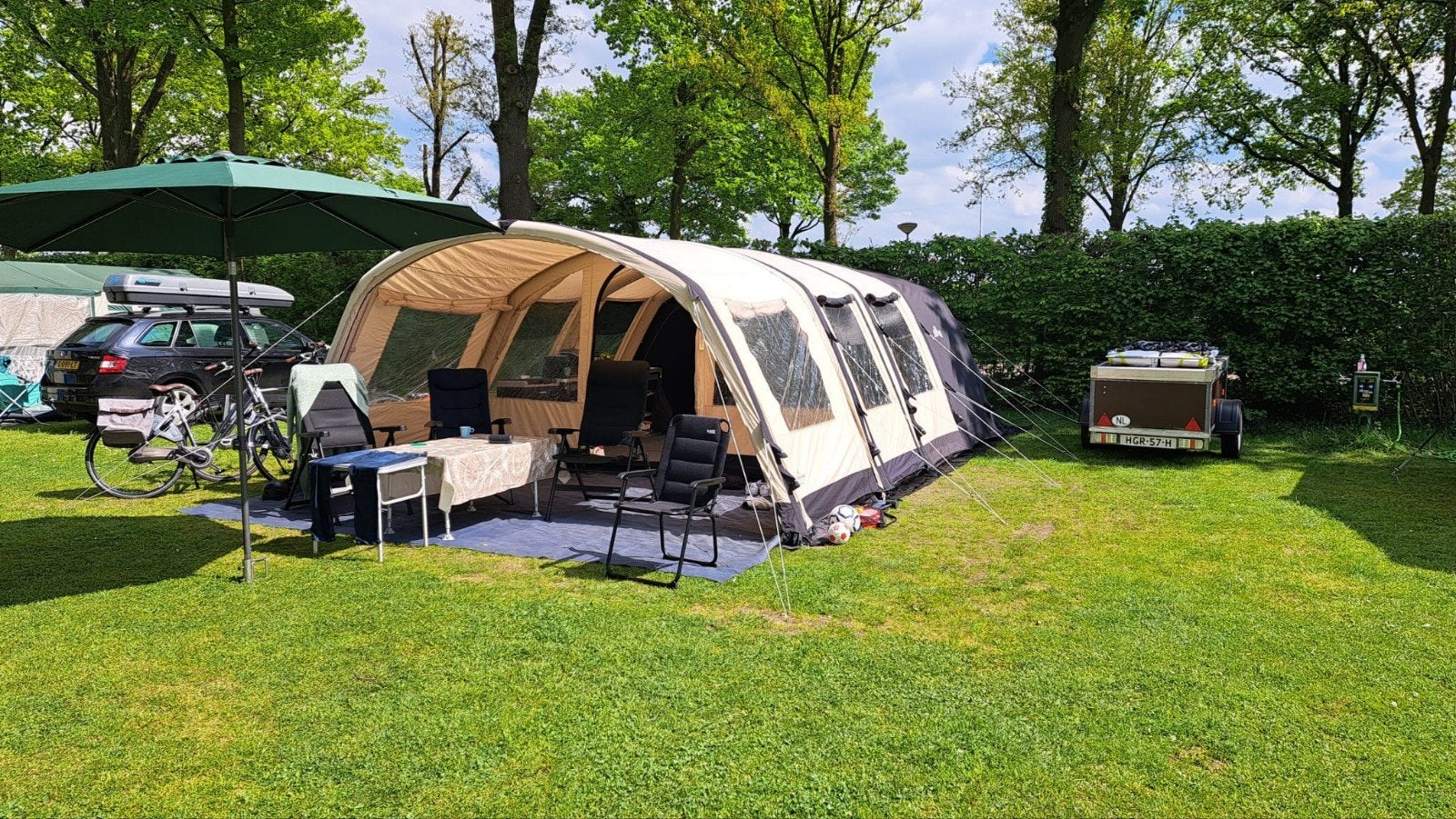 Obelink Miami easy Air 6 TC, Caravans en Kamperen, Ophalen, Gebruikt