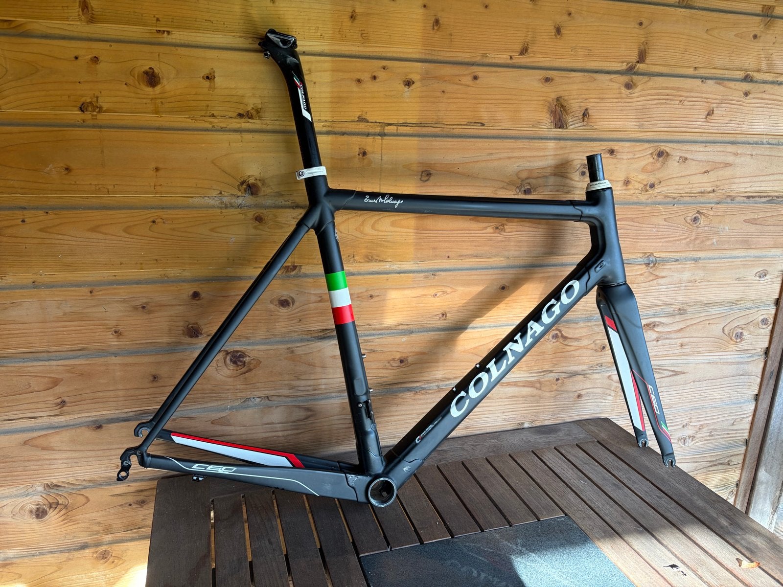 Colnago C60 Carbon Racefiets Frame - Maat 58, Fietsen en Brommers, Frame, Ophalen of Verzenden, Zo goed als nieuw, Colnago