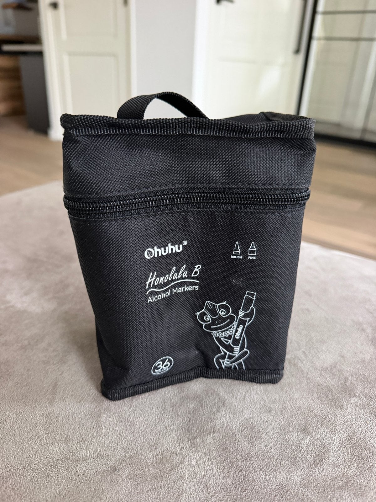 Ohuhu Tas 36 (zonder stiften), Zwart, Overige thema's, Ophalen of Verzenden, Zo goed als nieuw