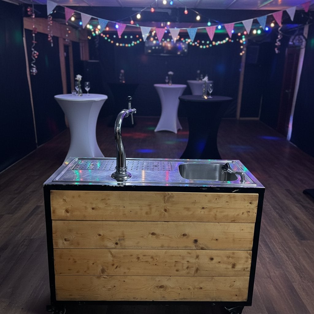 Biertap met 1 bierfust 200 euro per dag, Ophalen, Zo goed als nieuw