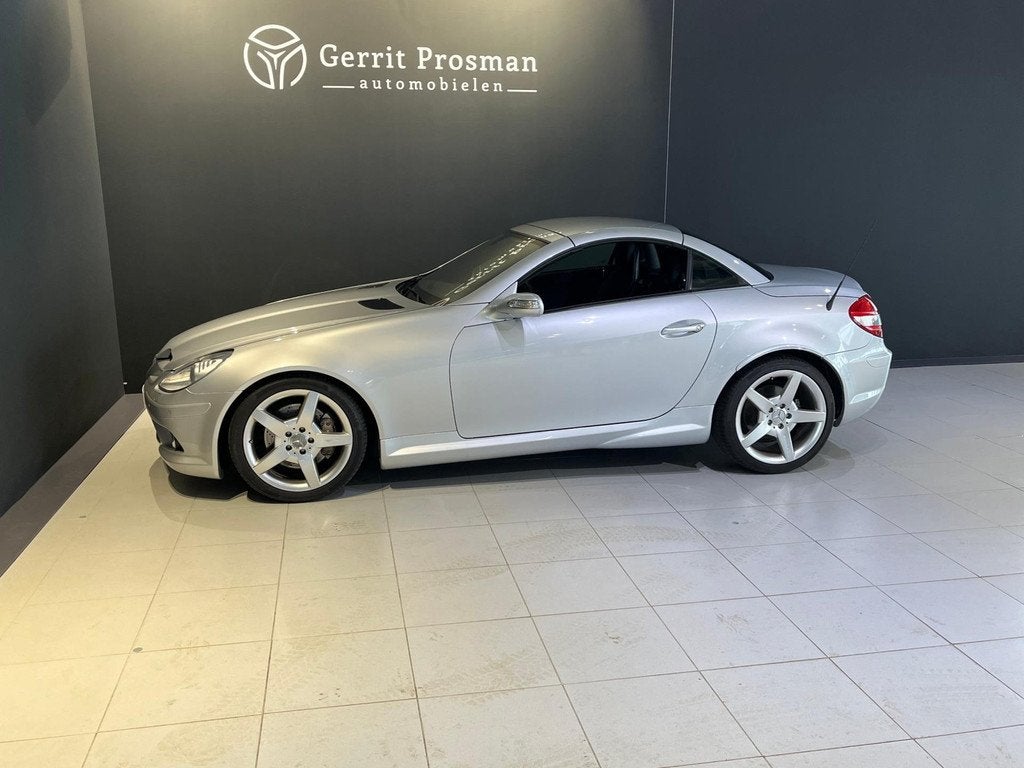 Mercedes-Benz SLK-klasse 350 V6 AMG Styling | 47.387 km | De, Auto's, Achterwielaandrijving, Gebruikt, Zwart, Cabriolet
