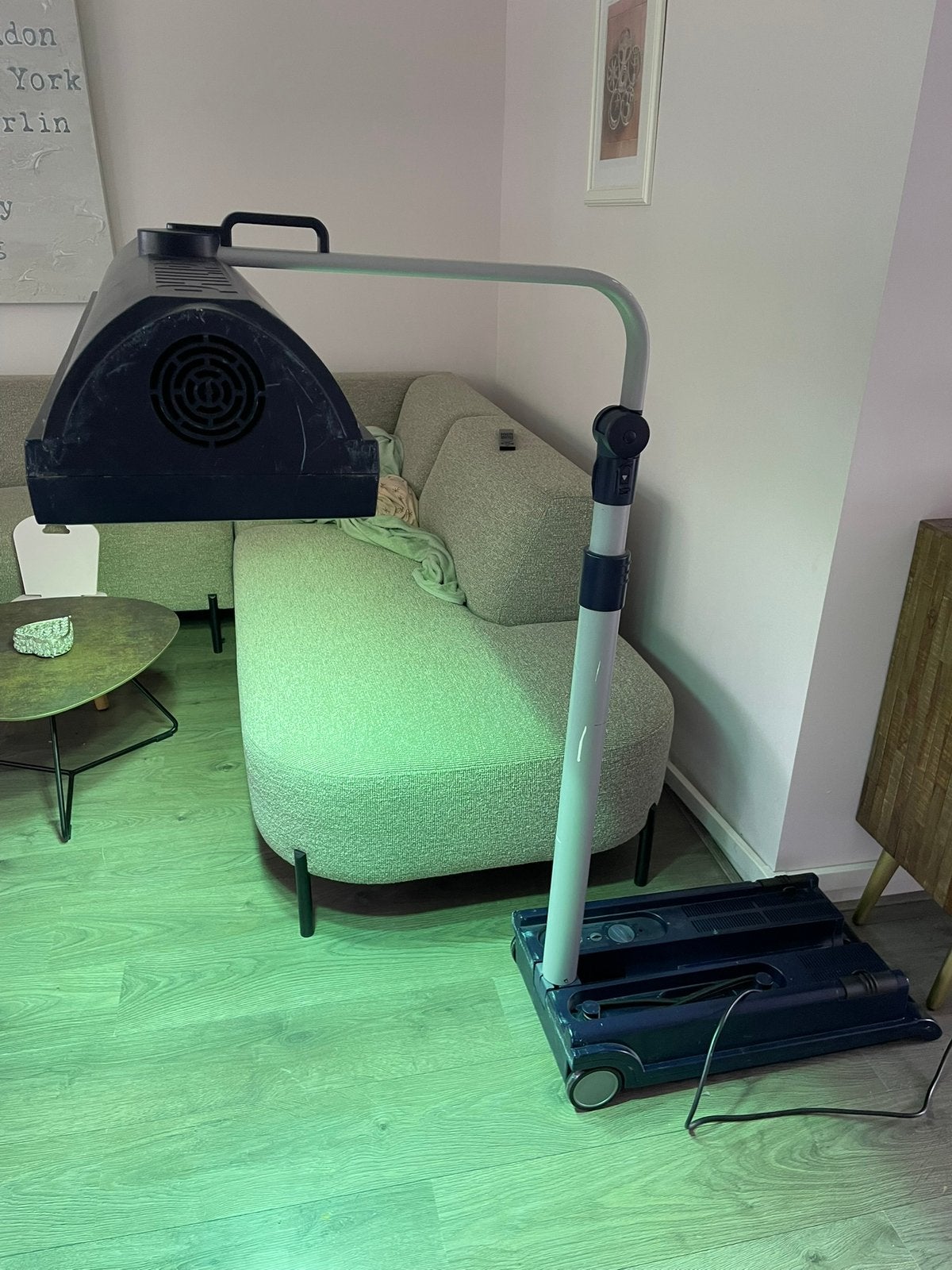 opvouwbaar solarium voor thuis, Ophalen, Zo goed als nieuw, Zonnebank enkelzijdig, Minder dan 10 lampen
