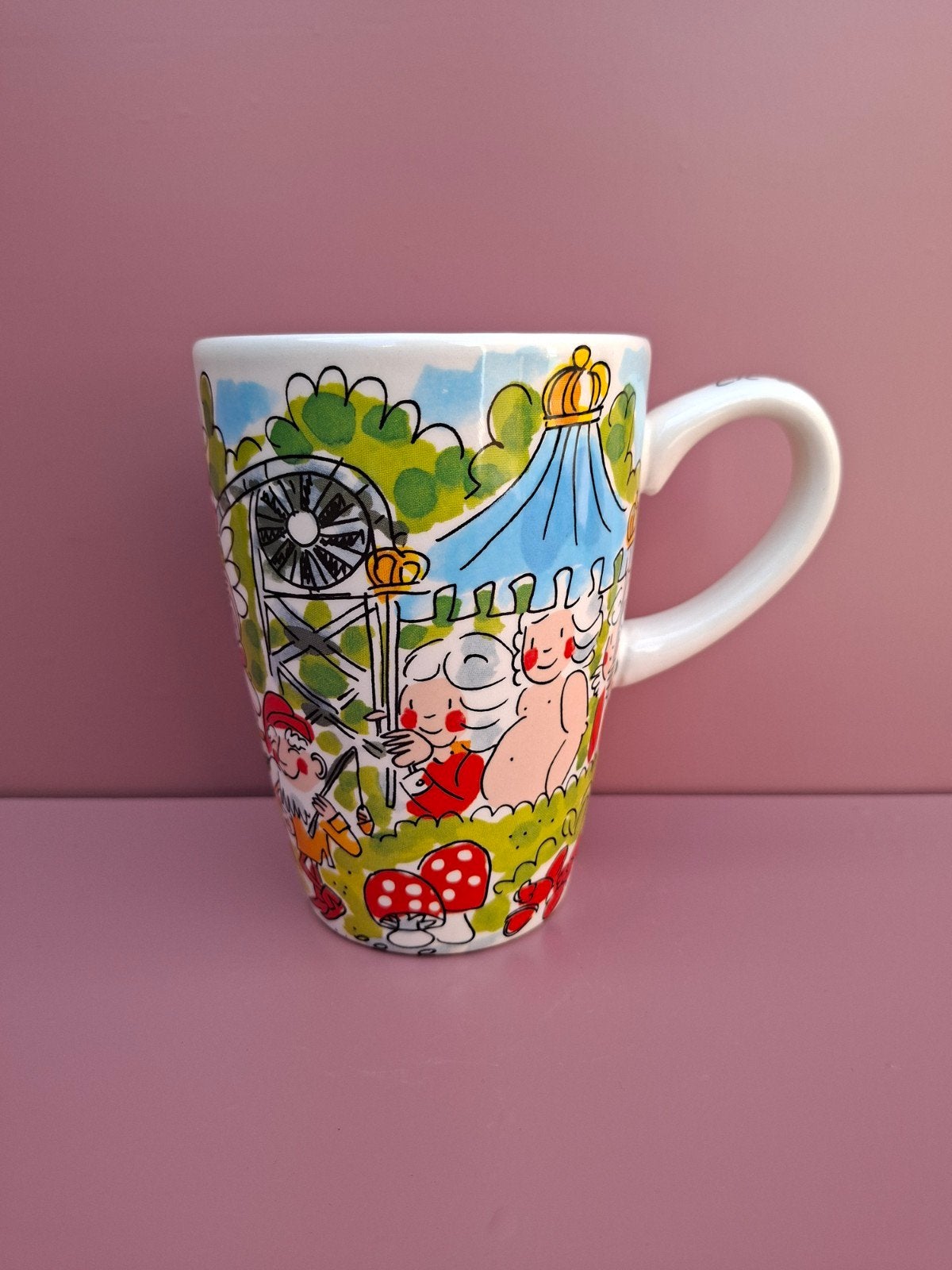 Blond Amsterdam Efteling XL mok, Zo goed als nieuw, Aardewerk, Blond Amsterdam, Mok