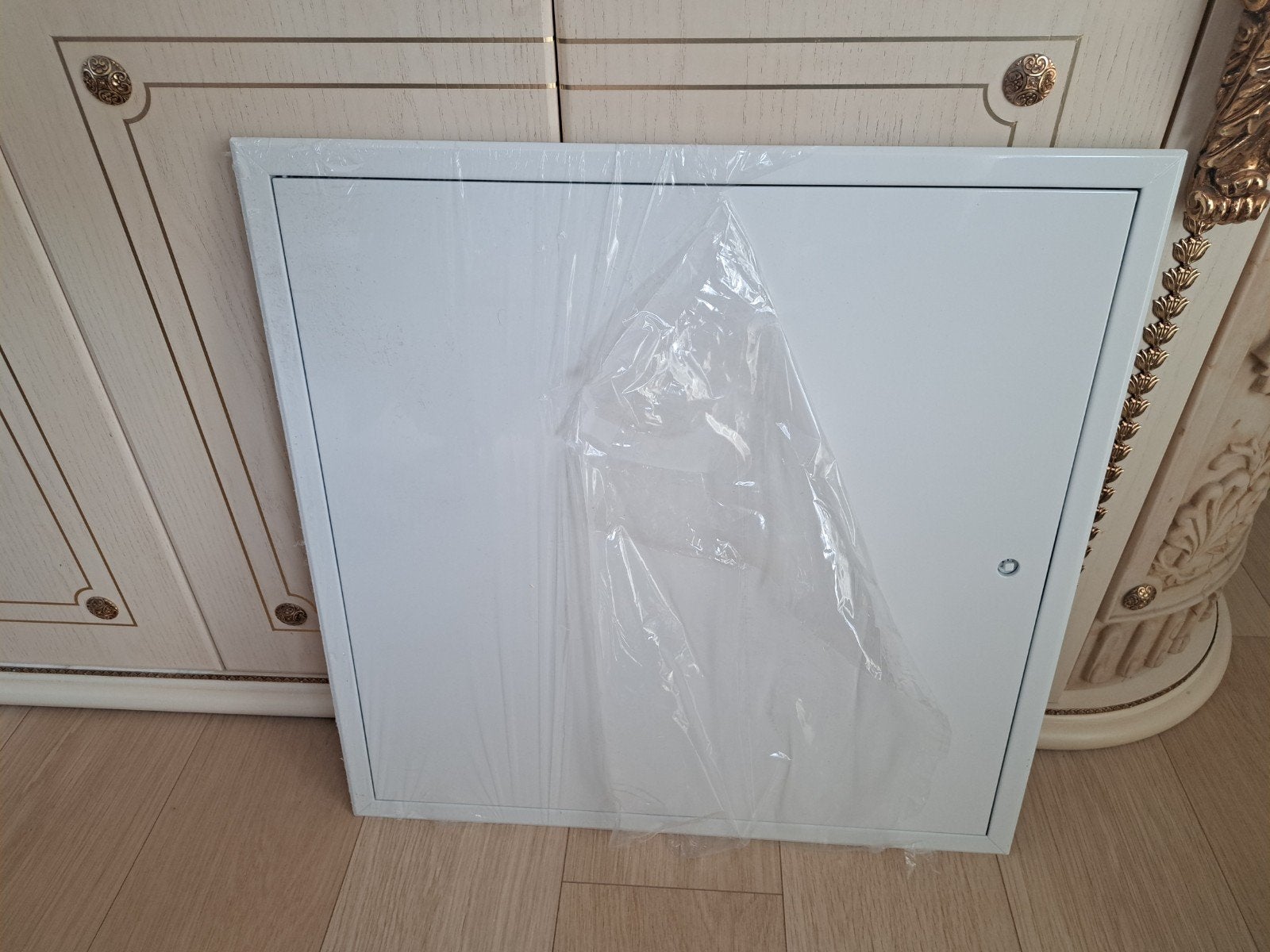Nieuwe Revisiedeur Softline Verzinkt Wit 60x60 cm, Ophalen, Nieuw, Overige typen, Minder dan 200 cm
