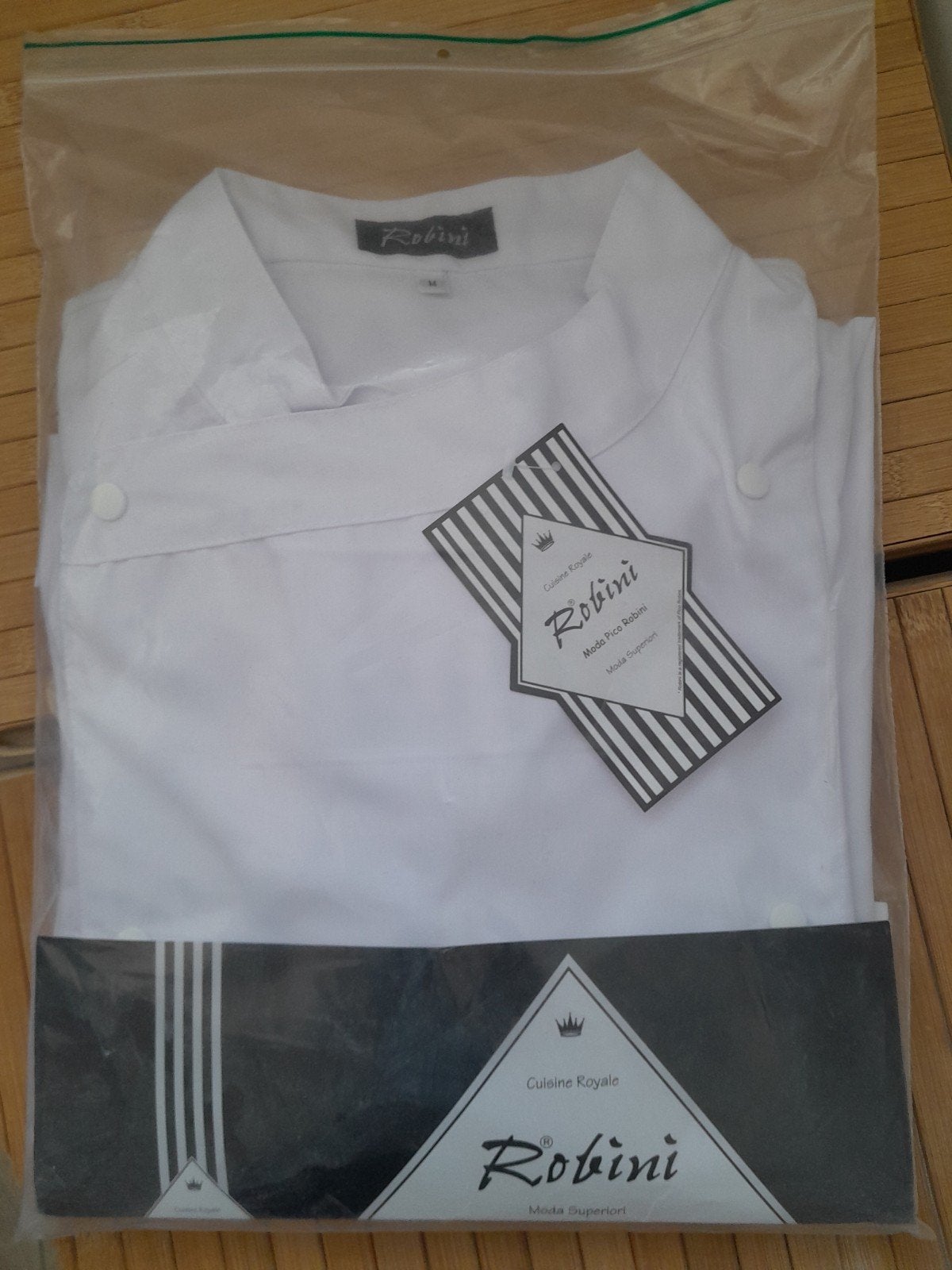 Robini Chef Jas Wit Maat M Nieuw, Robini, Wit, Nieuw, Halswijdte 39/40 (M)