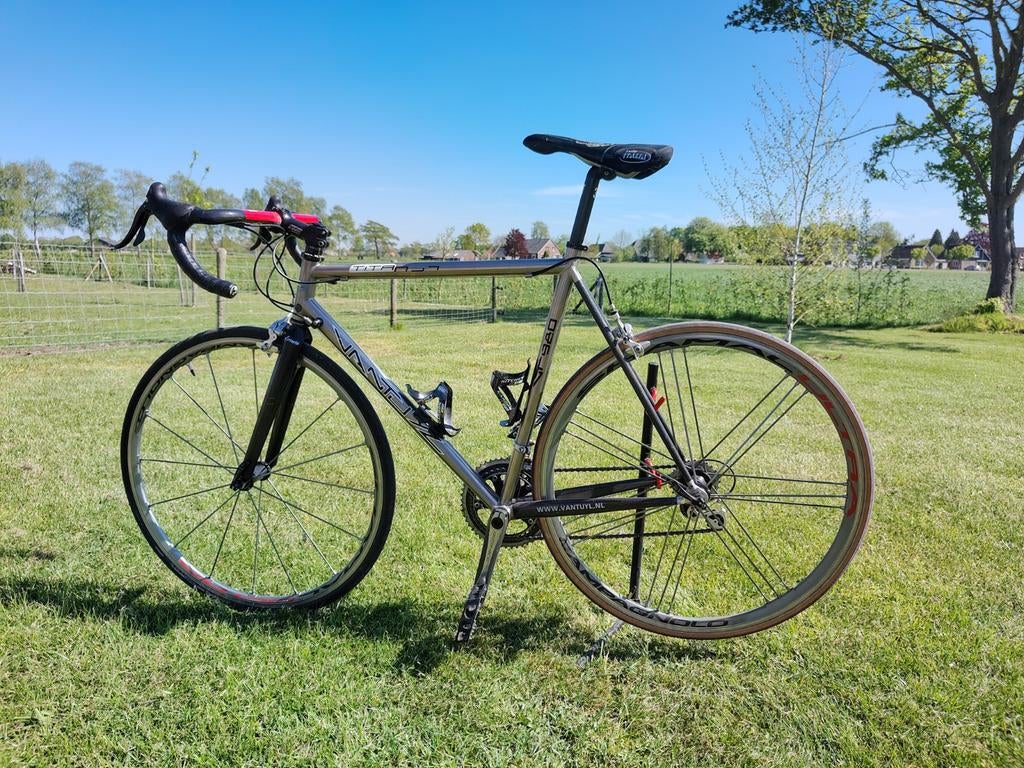Van Tuyl VT980 titanium racefiets 59cm, Ophalen, Zo goed als nieuw, Racefiets, Van Tuyl