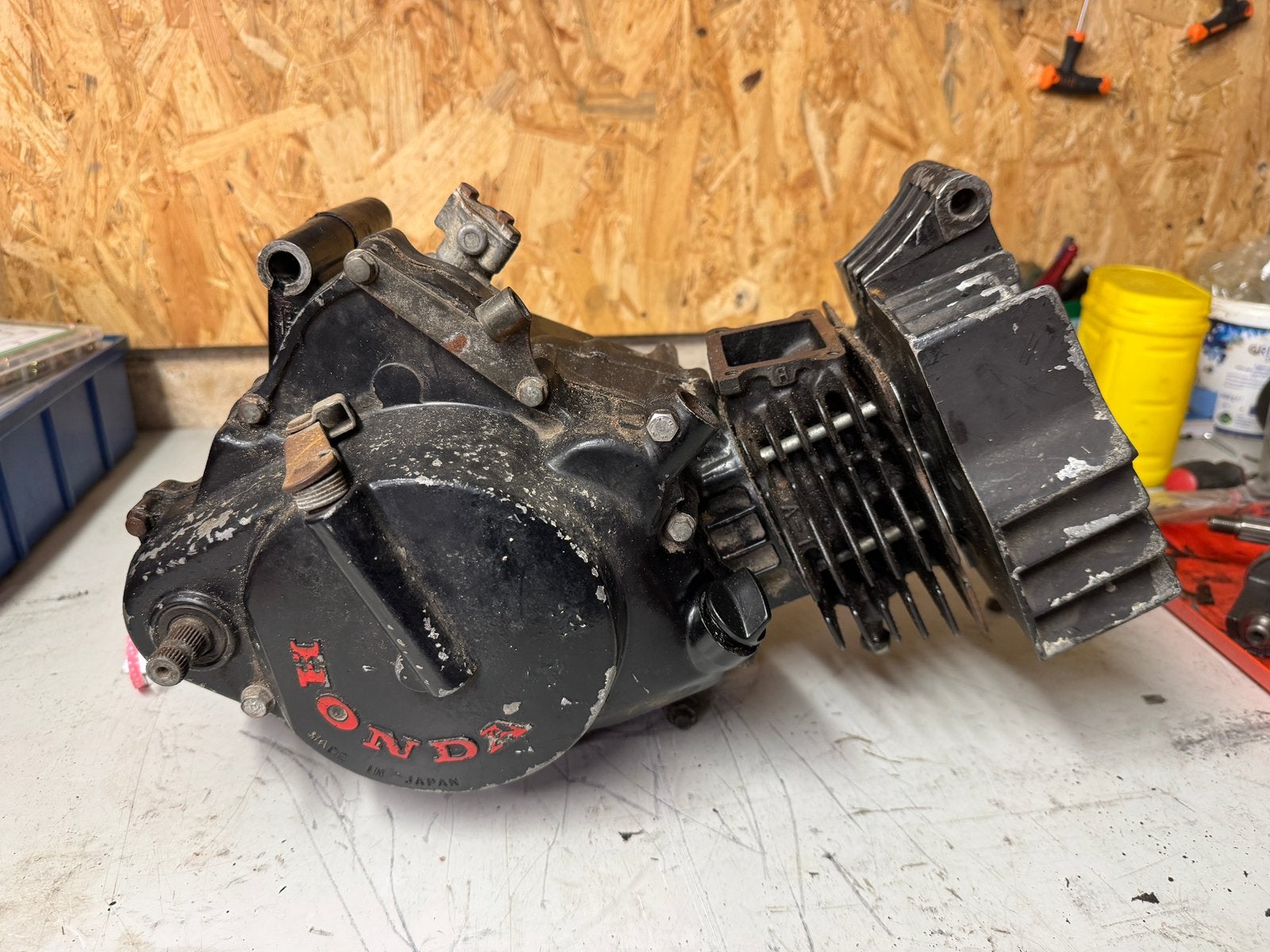 Honda mt mb mtx 50cc blok ad01 volledig origineel, 4 bak, Ophalen of Verzenden, Blok