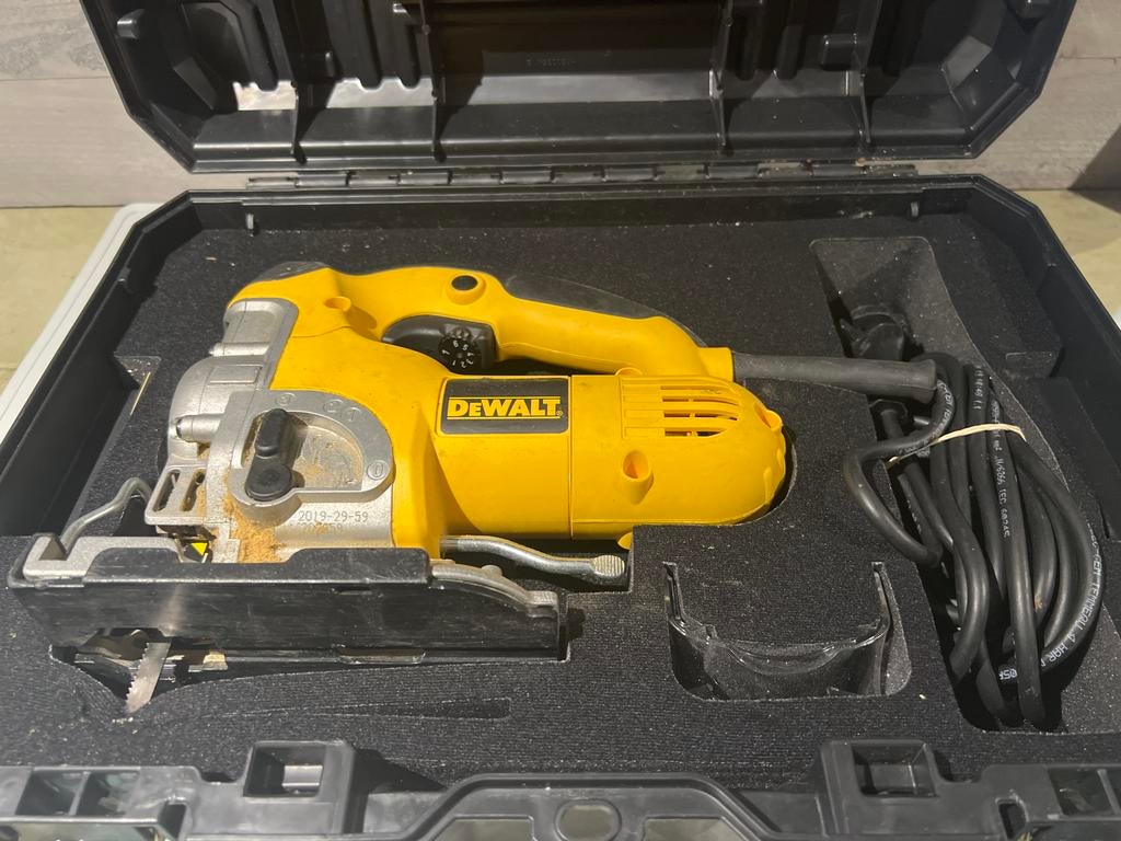 DeWalt Decoupeerzaag DWS331KT in TSTAK koffer, N, N, Ophalen of Verzenden, Zo goed als nieuw