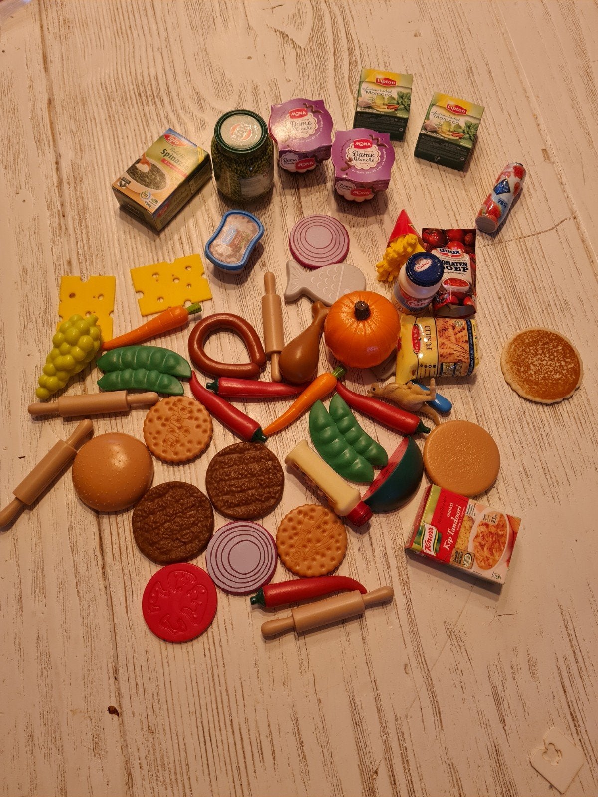 Speelgoed boodschappen set - Miniatuur etenswaren, Ophalen of Verzenden, Zo goed als nieuw, Jongen of Meisje