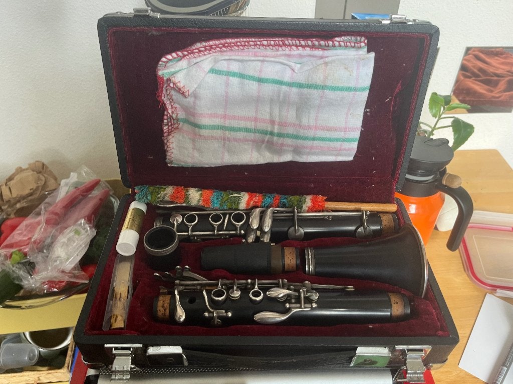 Klarinet Jupiter, Ophalen of Verzenden, Gebruikt, Kunststof, Met koffer