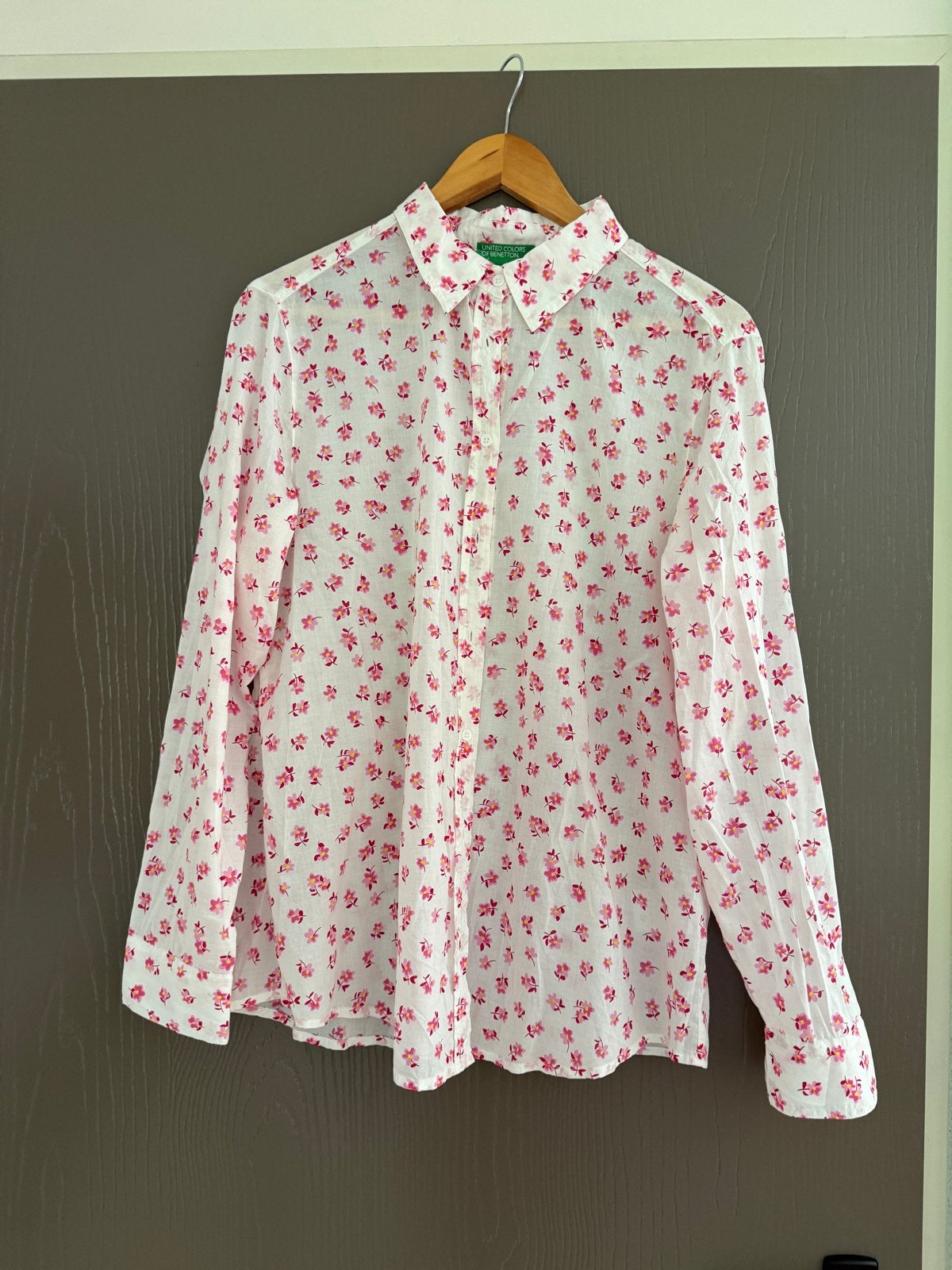 Nieuwe blouse united colours of Beneton, Kleding | Dames, Ophalen of Verzenden, Nieuw, Maat 38/40 (M), Wit