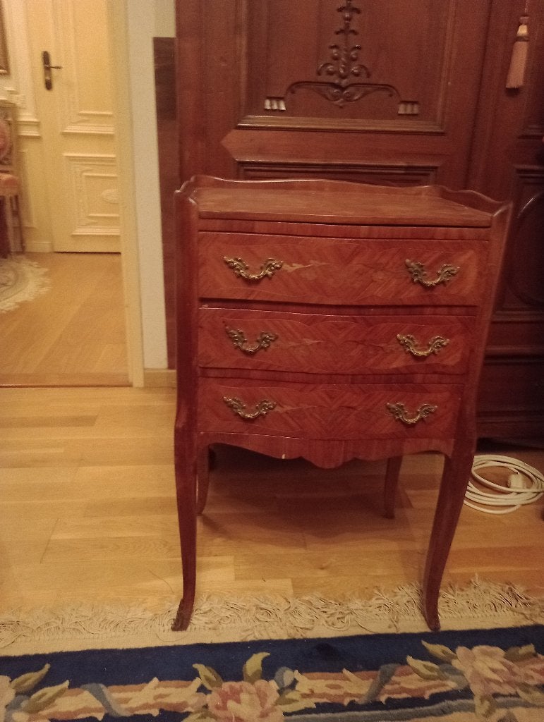 antiek ladekastje, Huis en Inrichting, Kasten | Ladekasten, Ophalen, Minder dan 50 cm, Gebruikt, 3 of 4 laden