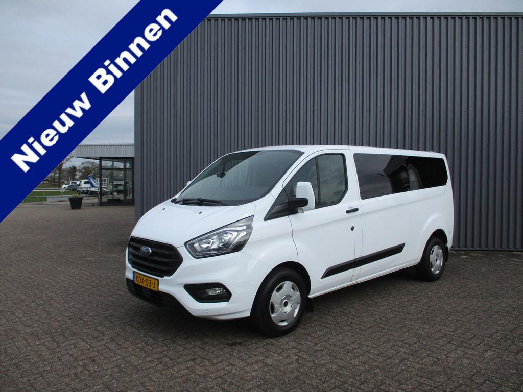 Ford Transit Custom 2.0 TDCI L2 Trend Airco Personenbus 9 pe, Auto's, Ford, Voorwielaandrijving, 1987 kg, Stof, Gebruikt