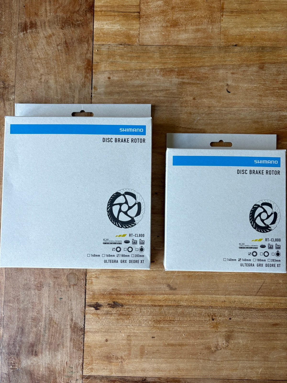 Nieuwe remschijven Shimano RT-CL800 Deore XT, Fietsen en Brommers, Ophalen of Verzenden, Nieuw