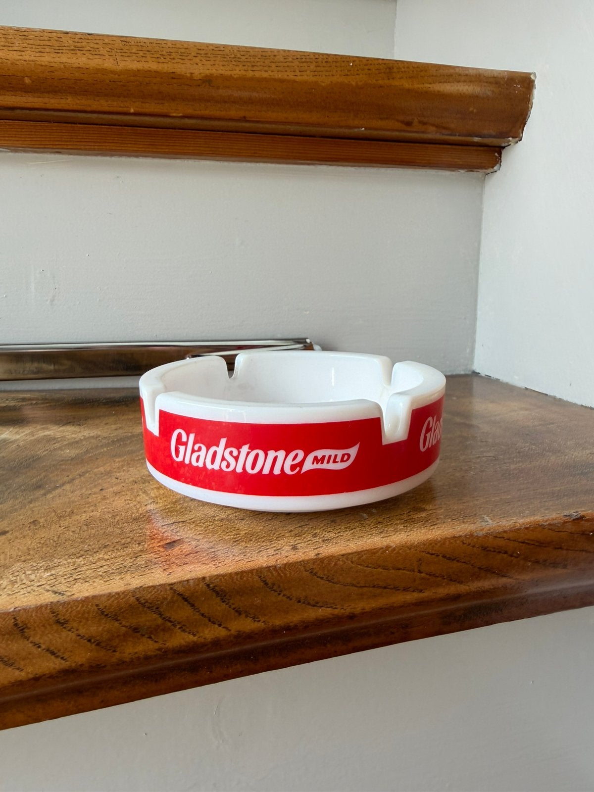 Gladstone Mild asbak porselein, Ophalen of Verzenden, Gebruikt, Asbak
