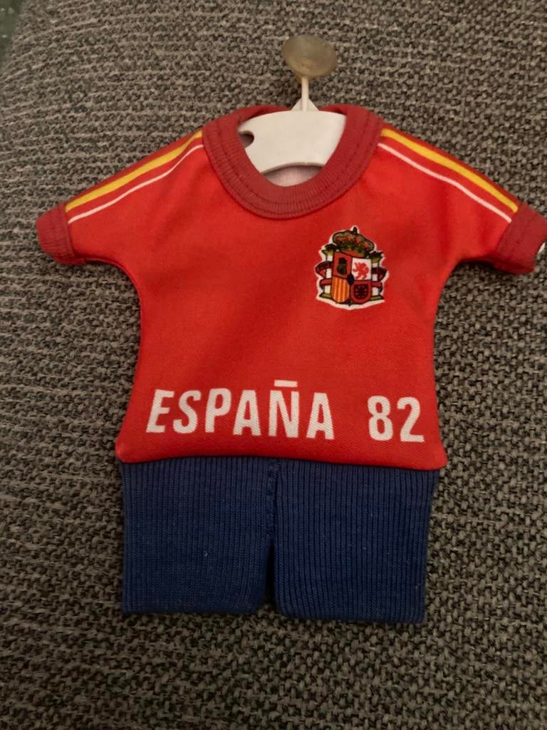 MINI TENEU SPANJE WK 82, Ophalen of Verzenden, Zo goed als nieuw, Buitenlandse clubs, Shirt