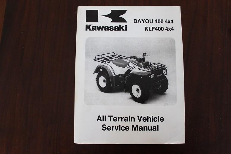 Kawasaki 400 Bayou 4x4 1993 - 1997 ATV service manual KLF400, Ophalen of Verzenden, Kawasaki