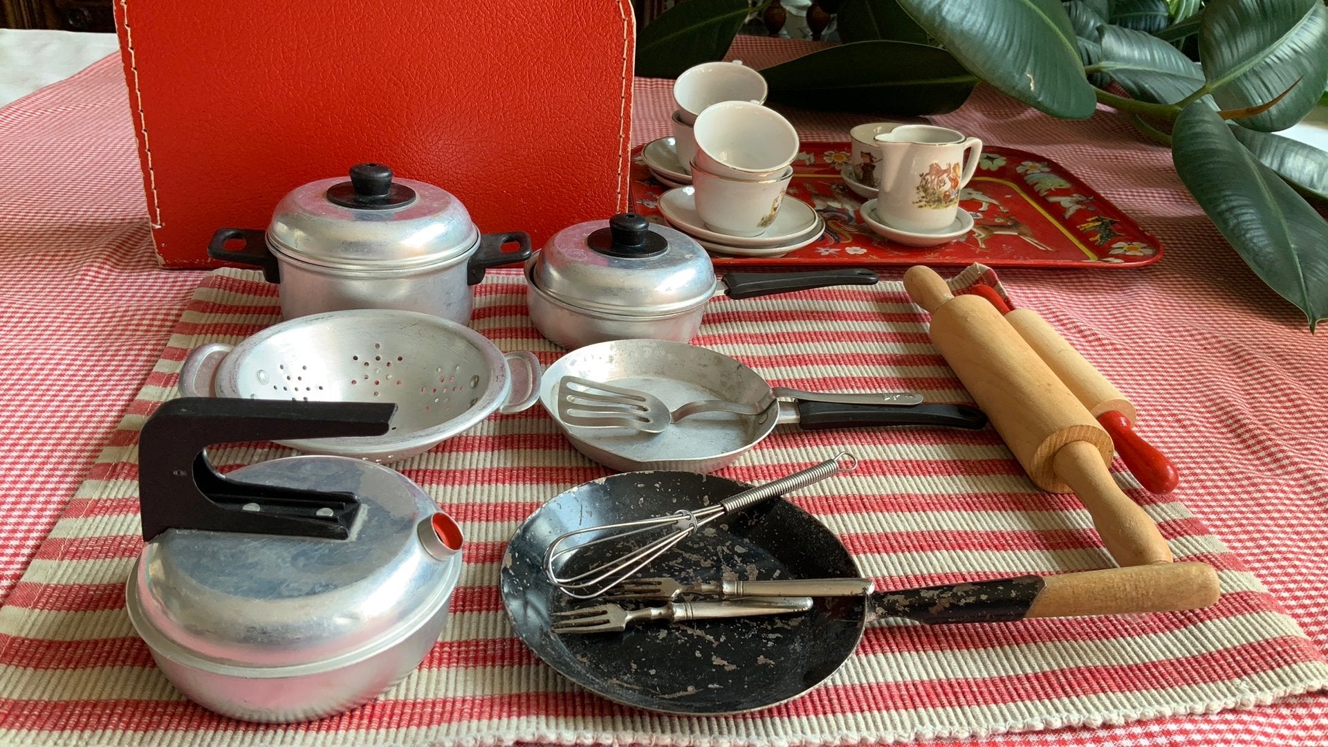 Vintage speelgoed keukenspulletjes, Ophalen of Verzenden