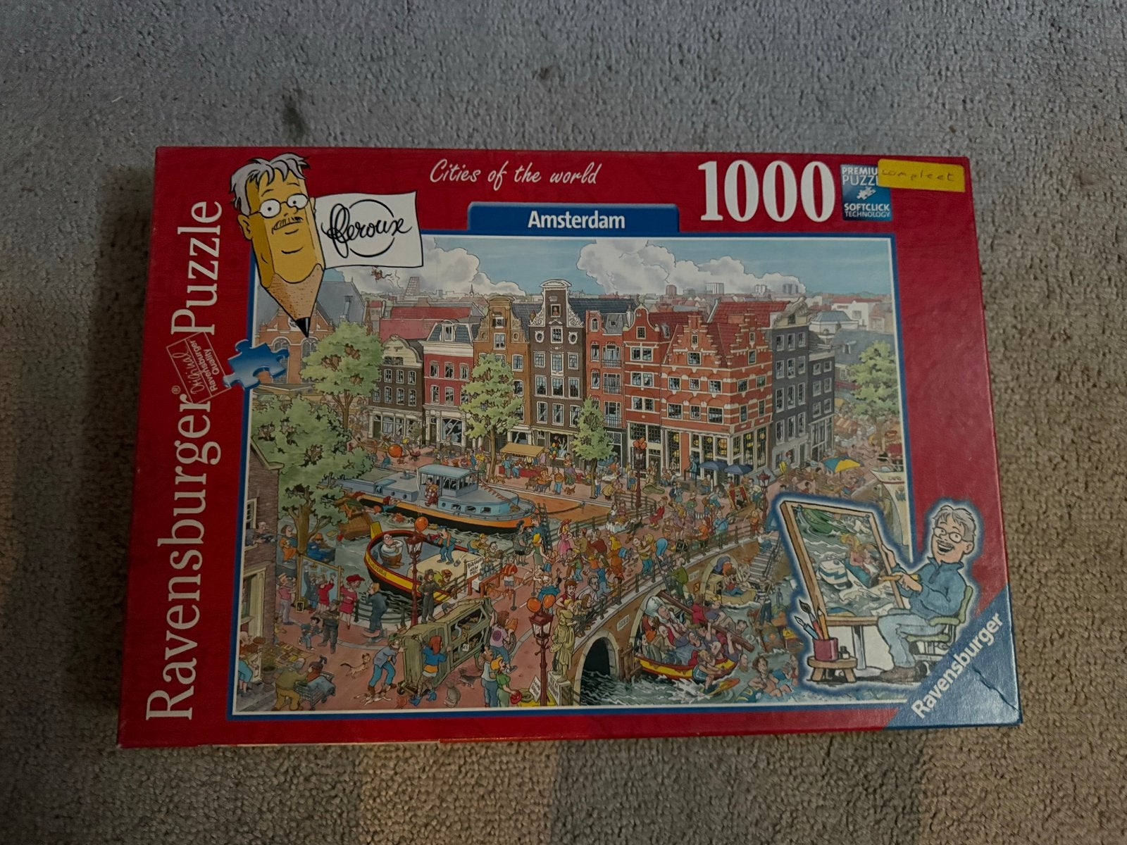 Ravensburger Legpuzzel 1000 stukjes - Amsterdam, Ophalen of Verzenden, Zo goed als nieuw