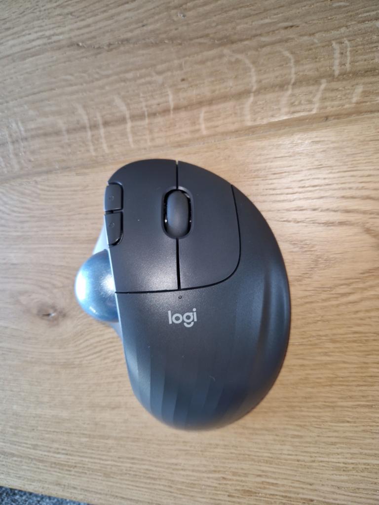 Logitech ERGO M575 Draadloze Ergonomische Trackball Muis, Computers en Software, Muizen, Muis, Ergonomisch, Logitech, Ophalen of Verzenden