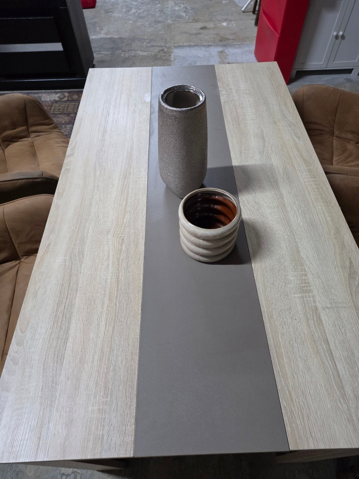 Eettafel 80 x 140 cm - Modern design, Gebruikt, Onbekend@voorbeeld.com, 100 tot 150 cm, Onbekend
