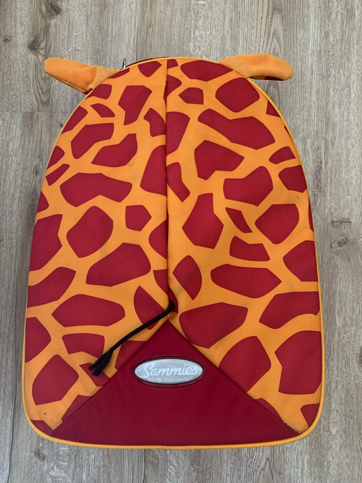 Samsonite Sammies Giraffe Kinderkoffer met Wieltjes, Ophalen, 40 tot 60 cm, 30 cm of meer, Gebruikt