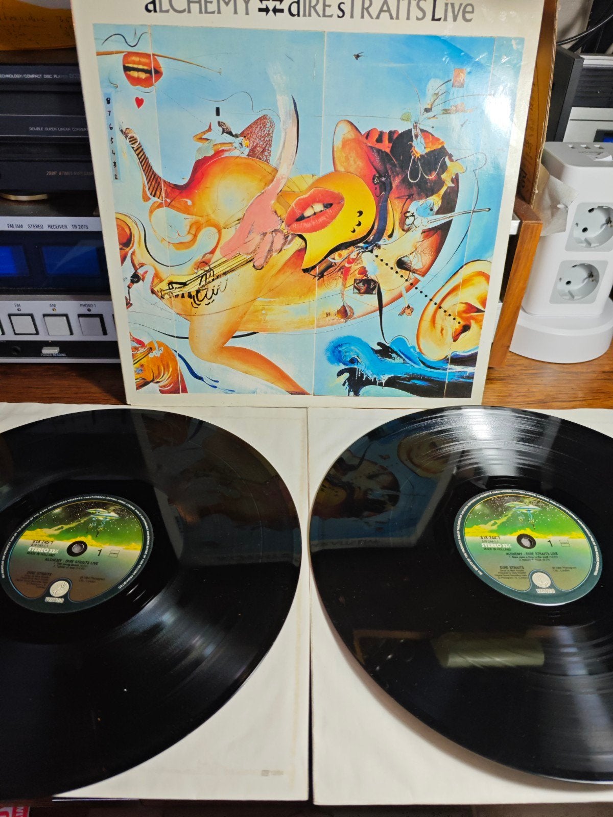 Dire Straits - Alchemy - Live Dubbel LP (1984), Gebruikt, 1980 - 1989, Inclusief binnenhoes, Ophalen of Verzenden
