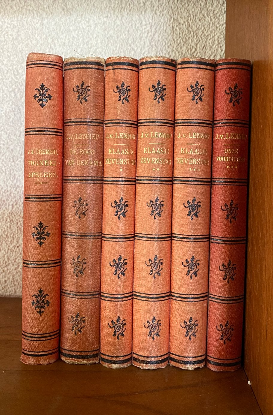 J.V. Lennep - Complete set van 6 boeken, Ophalen of Verzenden