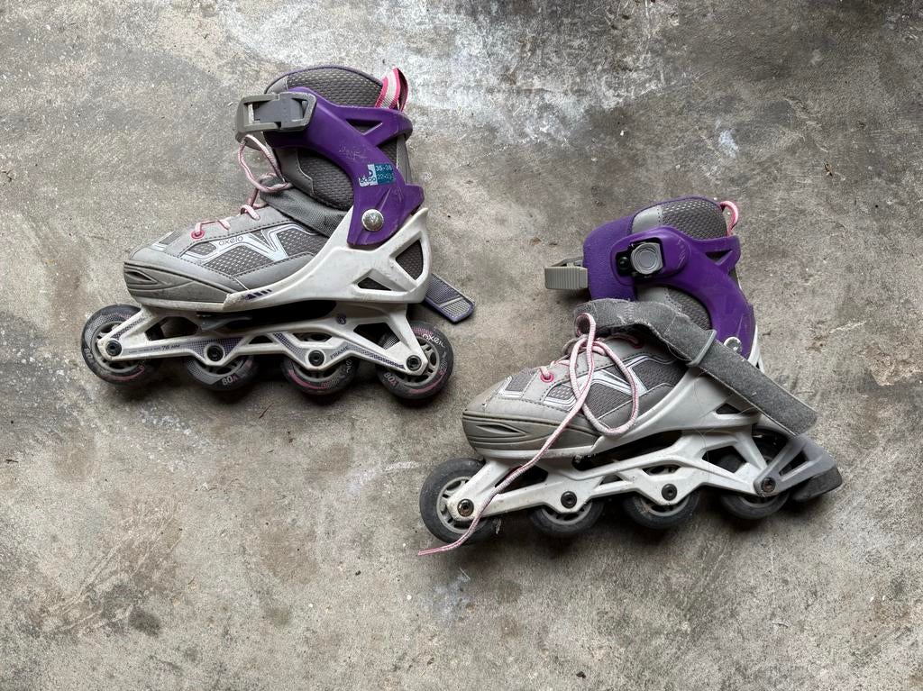 Oxelo Inline Skates - Maat 35-38 - Gebruikt, Overige merken, Kinderen, Ophalen of Verzenden, Inline skates 4 wielen