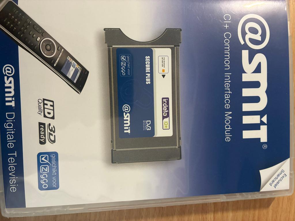@Smit CI+ Common Interface Module (Ziggo), Audio, Tv en Foto, Decoders en Harddiskrecorders, Zo goed als nieuw, Decoder, Ophalen of Verzenden