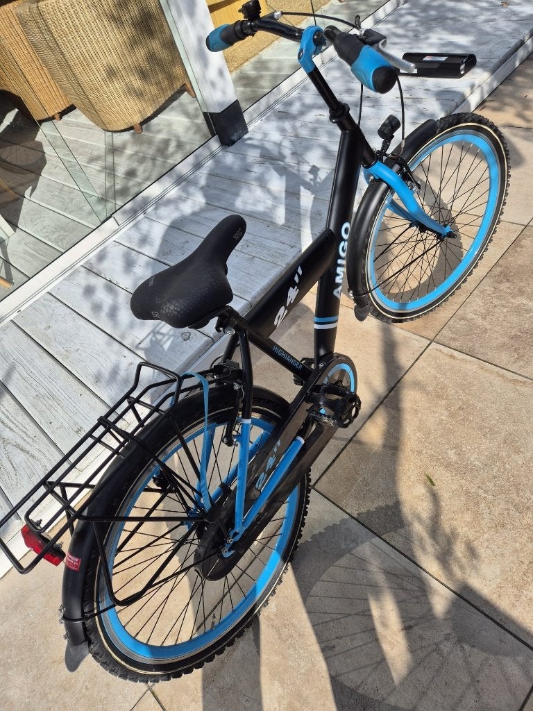 Jongensfiets 24 inch - Amigo Highlander, Fietsen en Brommers, Ophalen, Terugtraprem, Handrem, Amigo