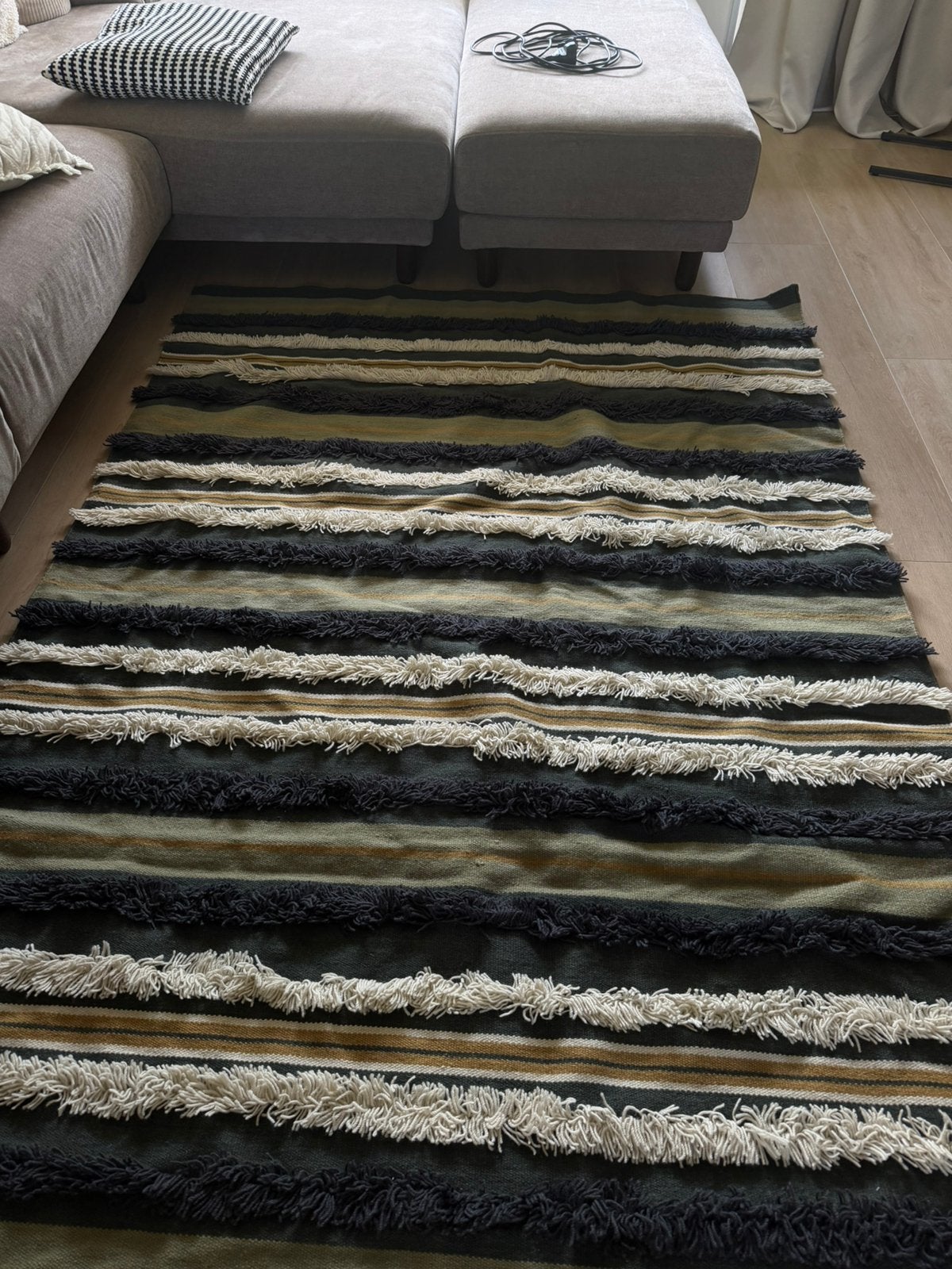 Vloerkleed ikea 170x240, 200 cm of meer, Zo goed als nieuw, Rechthoekig, 50 tot 100 cm