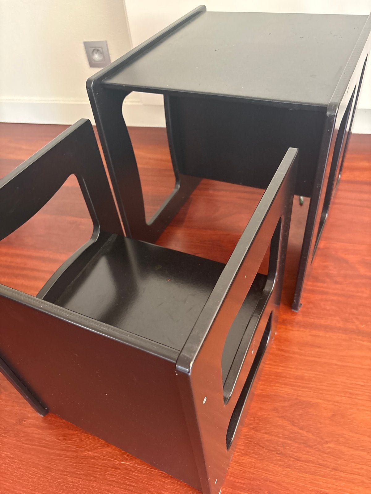 Kinder tafel met stoeltje - Strak design, Ophalen of Verzenden, Zo goed als nieuw, Tafel(s) en Stoel(en)