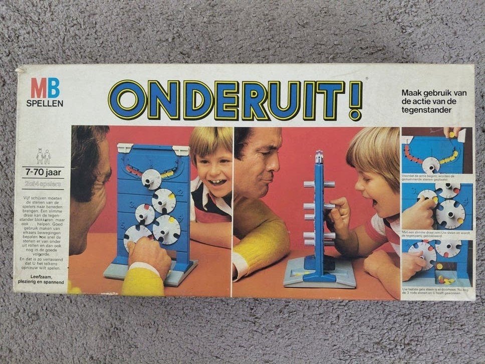 Onderuit van MB ( Vintage uit 1970 ), Een of twee spelers, Ophalen of Verzenden, Gebruikt, MB Spellen