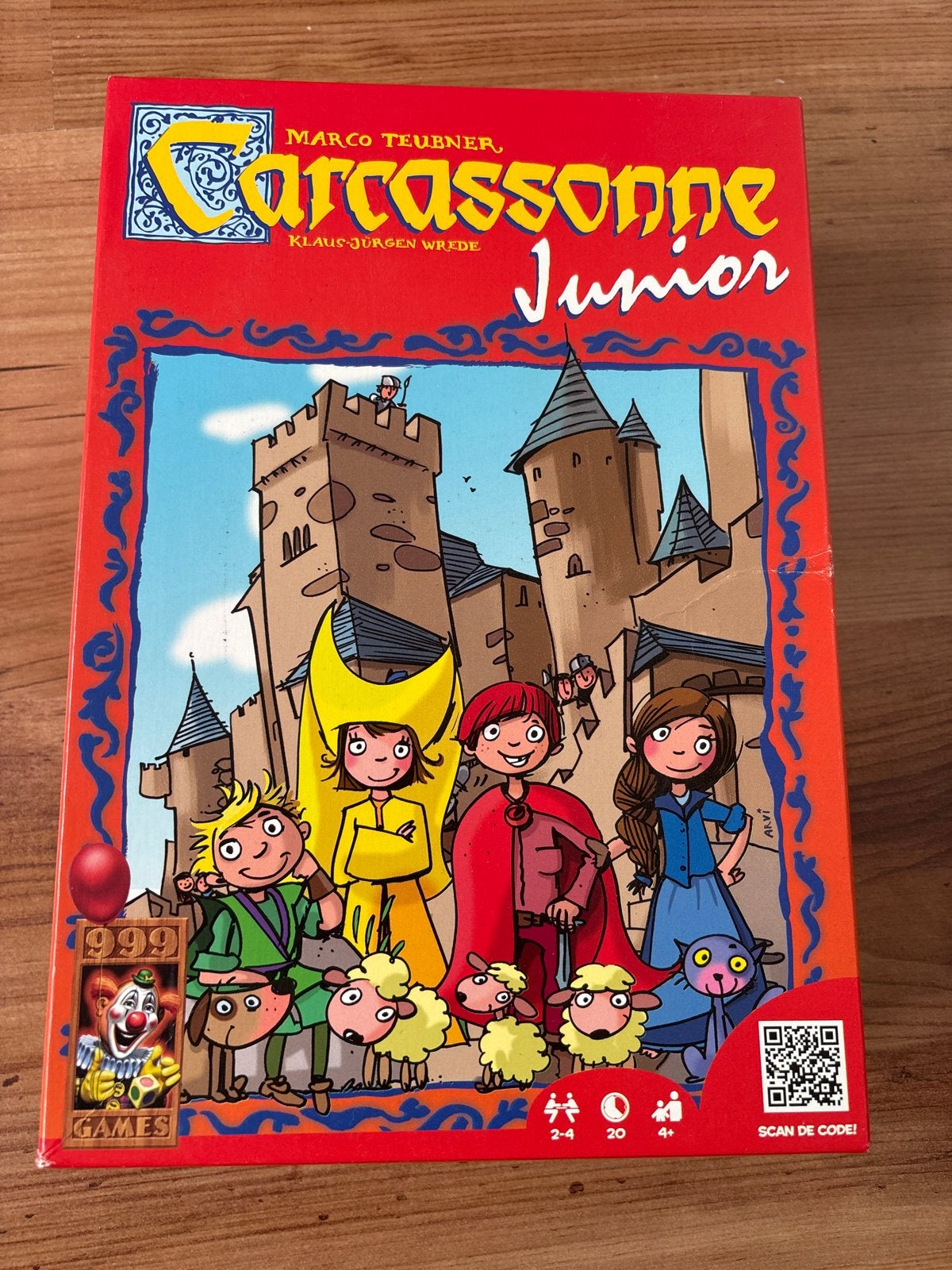 Carcassonne Junior Bordspel - Zo goed als nieuw, Drie of vier spelers, Ophalen of Verzenden, Zo goed als nieuw