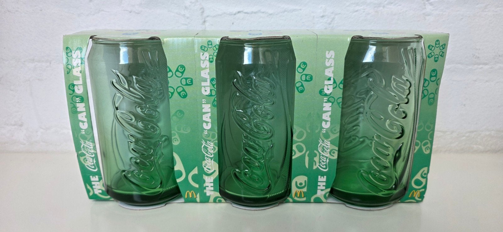 Originele Coca-Cola Can glazen, Ophalen of Verzenden, Nieuw, Gebruiksvoorwerp