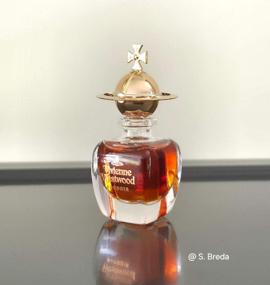 Vivienne Westwood - Boudoir - Eau de Parfum miniatuur 5 ml, Verzamelen, Ophalen of Verzenden, Zo goed als nieuw, Miniatuur, Gevuld