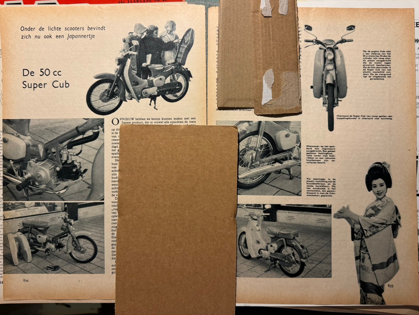 Verslag Honda 50 Super Cub, Verzenden, Zo goed als nieuw, Motoren