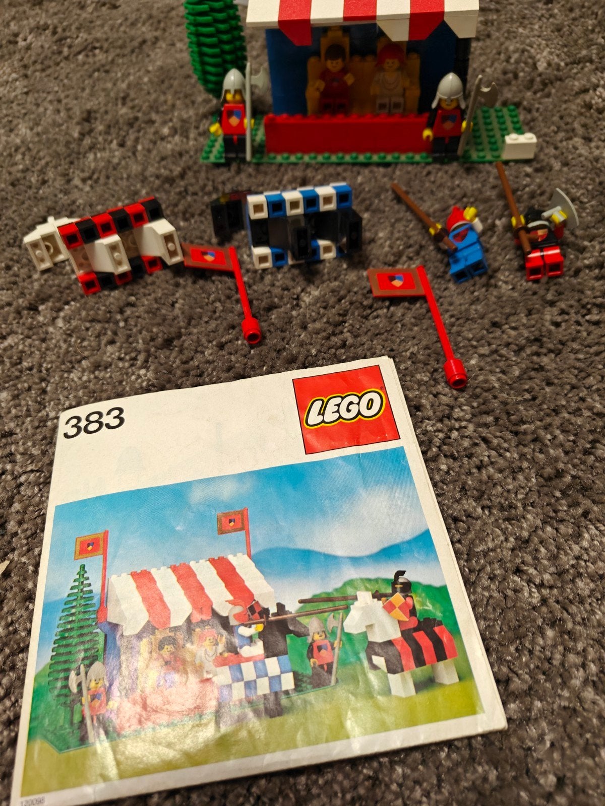 Lego set 383 met instructie en buitendoos, Ophalen