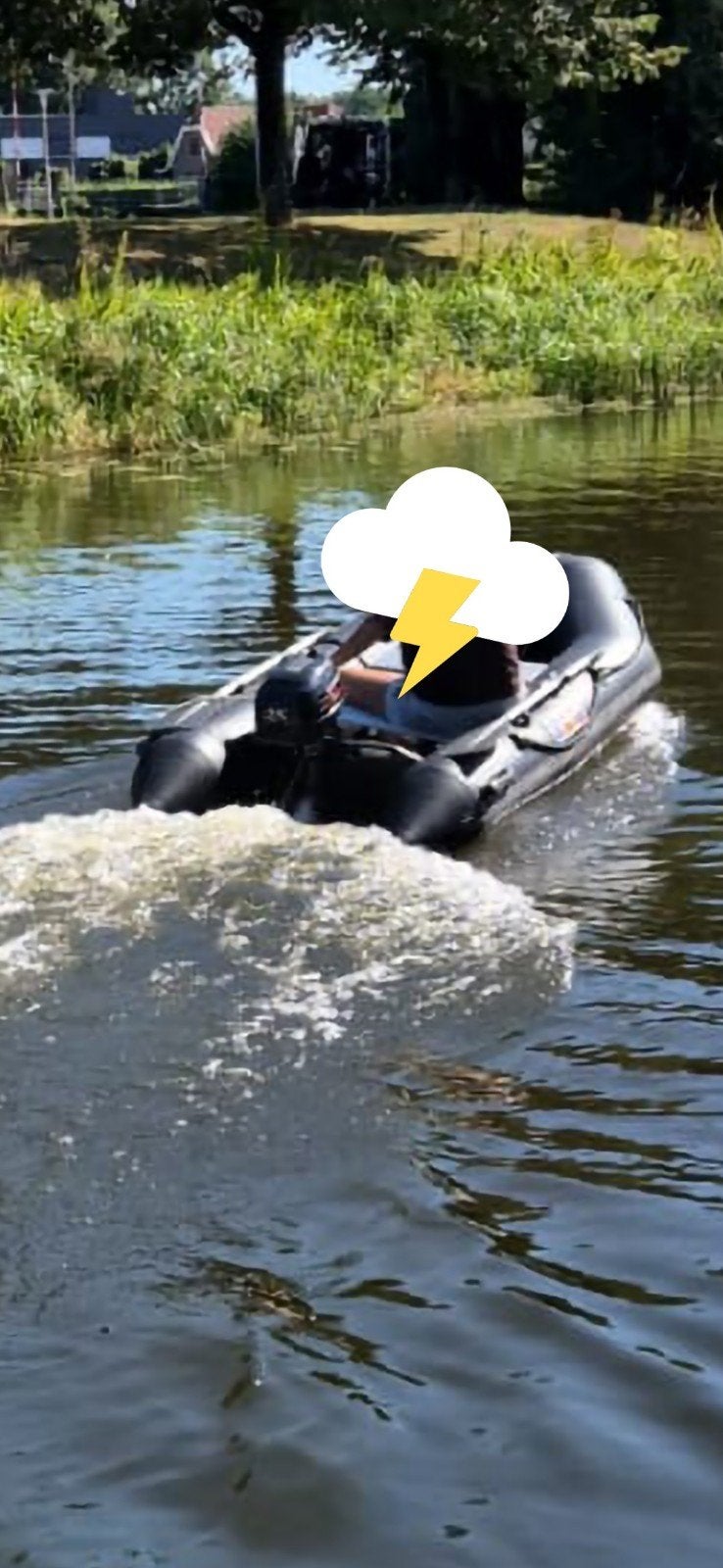 Rubberboot met Suzuki 2.5 PK 4-takt buitenboordmotor, Ophalen of Verzenden, Gebruikt
