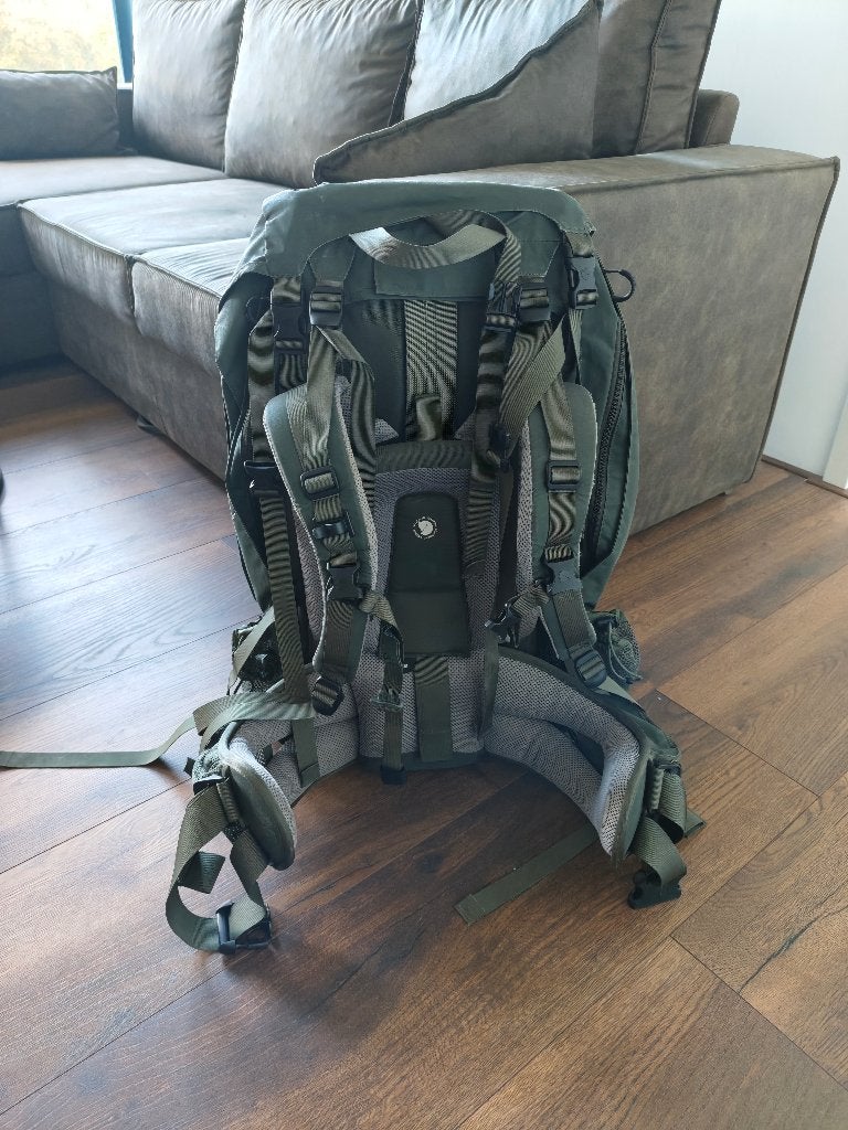 Fjällräven Kajka 65 backpack - Groen, Ophalen, Zo goed als nieuw, Rugzak